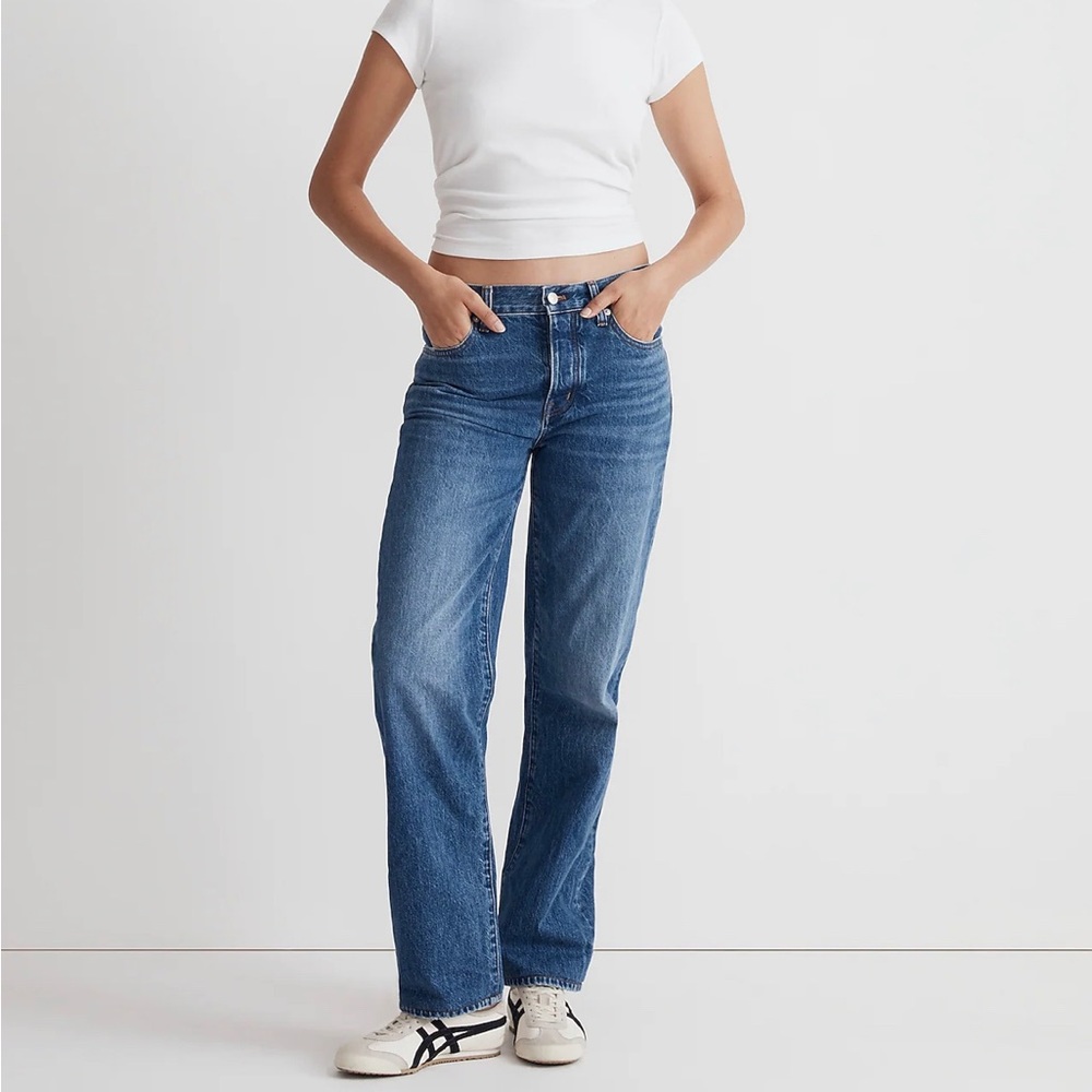 BRAND NEW Madewell Low-Slung Straight Jeans size 29